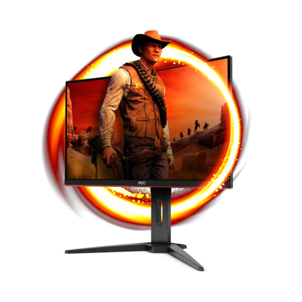 AOC 24-Inch Curved Frameless Gaming Monitor FHD 1920 X 1080 1500r VA Panel 1ms MPRT 144Hz FreeSync | C24G1 - Image 3