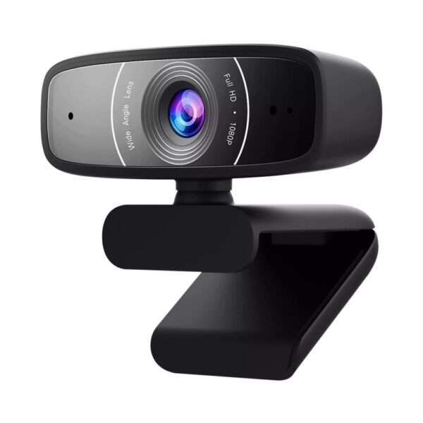 ASUS C3 Full HD 1080P Webcam with Adjustable Clip & Noise Reduction | 90YH0340-B2UA00 - Image 2