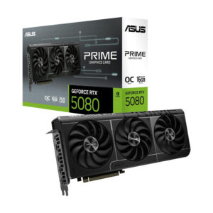 ASUS GeForce RTX 5080 16GB Prime OC GDDR7 PCI-Express Graphics Card