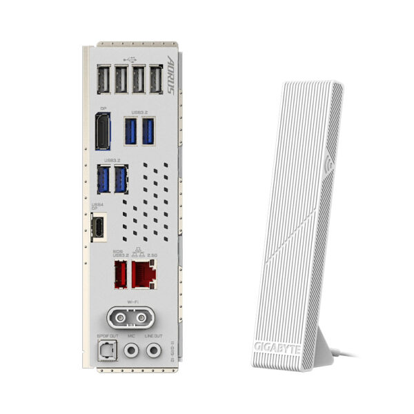 GIGABYTE Z890M Aorus Elite WiFi-7 Ice DDR5 LGA 1851 Micro-ATX Motherboard - White | Z890M-A-ELITE-WIFI7-ICE - Image 5