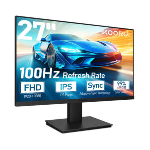 KOORUI 27-Inch Computer Monitor IPS FHD 1920 x 1080 100Hz 5ms | N02