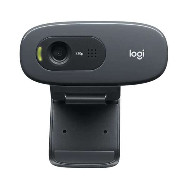 Logitech C270 HD Webcam: 720p/30fps Video Calling with Noise-Reducing Mic for Skype & Zoom | 960-000694