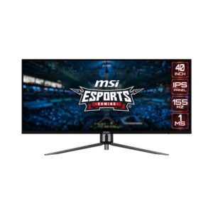 MSI MAG 40-Inch Gaming Monitor 401QR UWQHD IPS 155hz 1ms - Black | 9S6-3EA54H-007