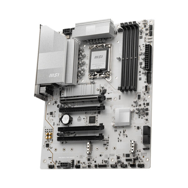 MSI Pro Z890-S WiFi DDR5 LGA 1851 ATX Motherboard - White | 911-7E54-001 - Image 2