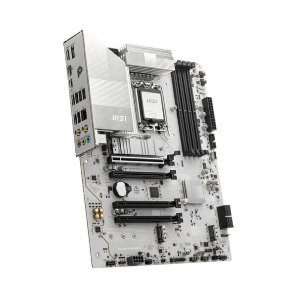 MSI Pro Z890-S WiFi DDR5 LGA 1851 ATX Motherboard - White | 911-7E54-001 - Image 4