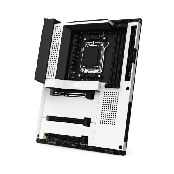 NZXT N7 B650E AM5 ATX Motherboard - White | N7-B65XT-W1 - Image 2