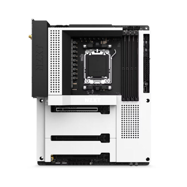 NZXT N7 B650E AM5 ATX Motherboard - White | N7-B65XT-W1