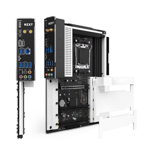 NZXT N7 B650E AM5 ATX Motherboard - White | N7-B65XT-W1 - Image 3