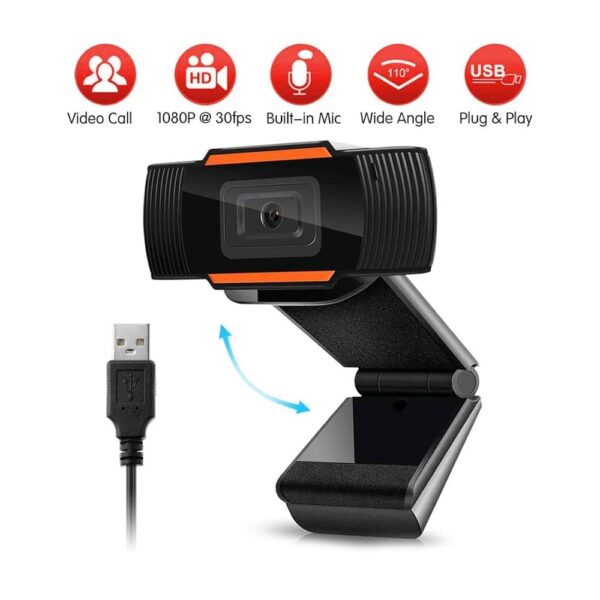 Trands 1080P Full HD Webcam - with universal clip | TR-WB895 - Image 3