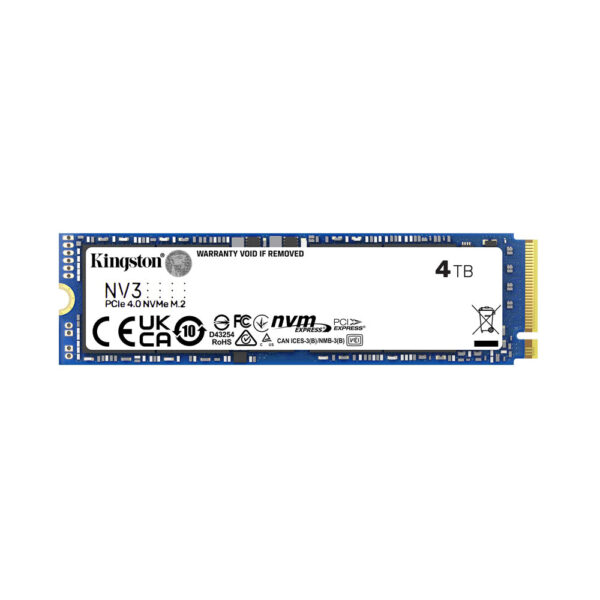 KINGSTON NV3 NVMe M.2 PCIe 4.0 SSD – High-Speed Storage in 4TB | SNV3S/4000G - Image 2