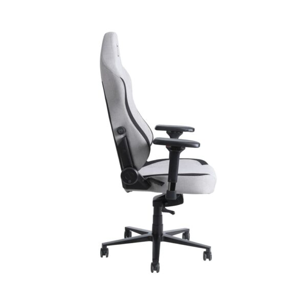 NAVO Apex Chair Soft Fabric Gaming Chair - Light Grey - Image 3