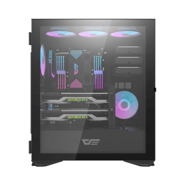 Battlestar Gaming PC - Core i7-12700(F) | RTX 4060 8GB | 16GB DDR4 RAM | 2TB SSD + 2TB HDD | ARGB Air Cooler | Desktop Computer Tower
