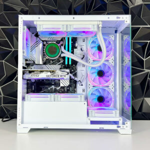 Battlestar 4070Ti Super Gaming PC - Core i7-12700(F) | RTX 4070Ti Super 16GB | 32GB DDR4 RAM | 1TB SSD | 240mm Liquid Cooler | Desktop Computer